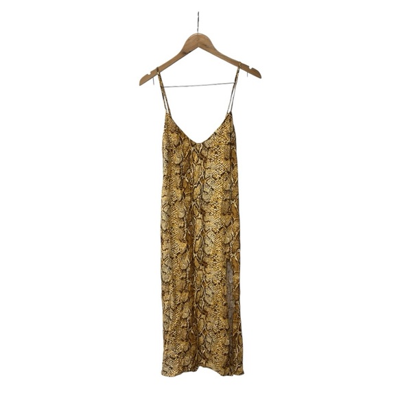 Reformation Dresses & Skirts - Reformation Cremini Boa Snake Print Dress 4